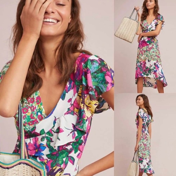 Anthropologie Dresses & Skirts - TRACY REESE ANTHROPOLOGIE Ennis Dress Mixed Print